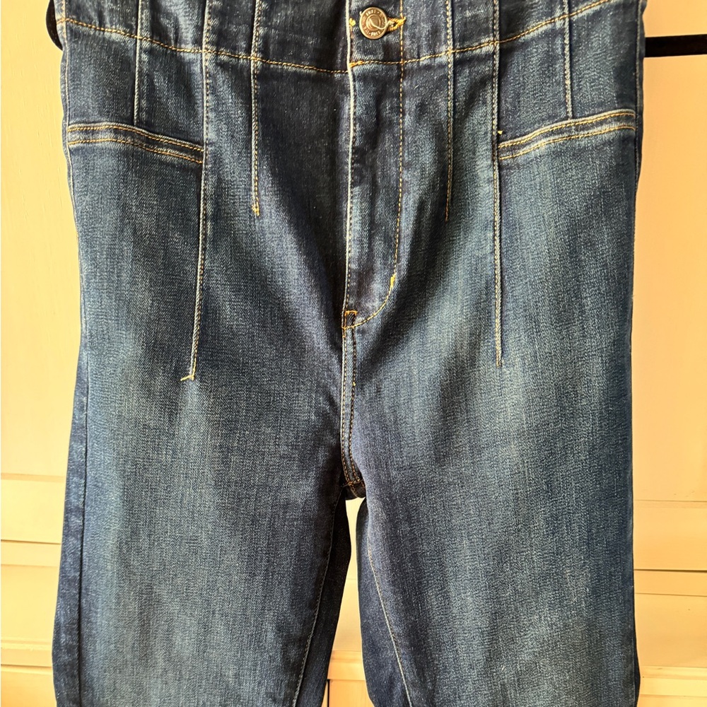 We The Free Jayde flare jeans. Dark wash.  Darker than the image depicts.